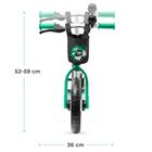 Kinderkraft, Space, bicicleta fara pedale, verde