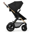 Kinderkraft, Moov 2, Air Wheels, carucior multifunctional 4in1, Pure Black