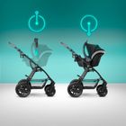 Kinderkraft, Xmoov, Mink, carucior multifunctional pentru copii, 3in1, Dark Grey
