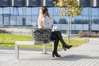 Kinderkraft, Prime, carucior multifunctional 2in1, negru + geanta Mommy Bag
