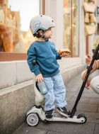 Scoot & Ride, Highwaykick 1 Push and Go, trotineta cu scaun si maner 3 in 1, Ash