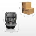 Caretero, Mokki i-Size, scaun auto, 40-150 cm, Grey