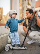 Scoot & Ride, Highwaykick 1 Push and Go, trotineta cu scaun si maner 3 in 1, Ash