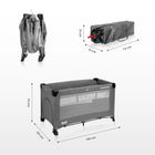 Caretero, Esti, patut de calatorie cu laterale rabatabile, negru