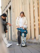 Scoot & Ride, Highwaykick 1 Push and Go, trotineta cu scaun si maner 3 in 1, Ash