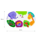 Akuku, covoras de baie antiderapant, 69-39 cm