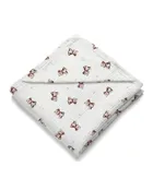 Albero Mio, Vintage Teddy, halat de baie din muselina, 80-80 cm