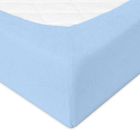 BabyMatex, cearceaf cu elastic frotte Premium, 60-120 cm, albastru