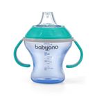 BabyOno, canita anti-varsare, albastru, 180 ml