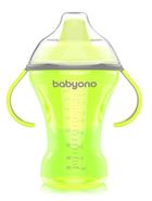 BabyOno, Natural Nursing, cana anticurgere cu cioc tare, 260 ml