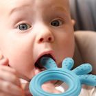 BabyOno, Octopus, jucarie pentru dentitie din silicon, albastru