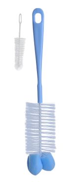BabyOno, set perie pentru curatat biberoane si tetine + mini perie si burete