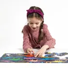 Banana Panda, I Love Puzzle, Dinozauri, set de puzzle-uri, pentru varsta de 4+, 60 piese