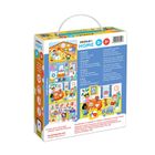Banana Panda, Puzzle + Acasa, set de puzzle-uri, pentru varsta de 2+, 3+, 24 piese de puzzle, 32 placute suplimentare