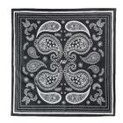 Bandana negru din bumbac unisex NOWEAR