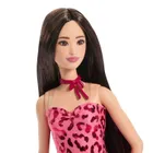 Barbie Fashionistas, Tinuta roz cu imprimeu leopard, papusa