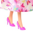 Barbie, papusa Printesa, costum roz