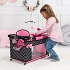 Bayer Design, Multi Bed, patut pentru papusi, negru-roz