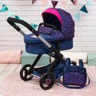 Bayer Design, Xeo, carucior multifunctional pentru papusi, bleumarin-roz
