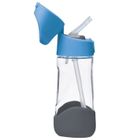 B.Box, bidon de tritan cu pai, Blue Slate, 450 ml