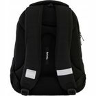 BeUniq, rucsac pentru scoala, cu 3 compartimente, Black