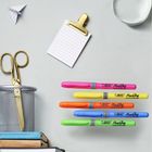 Bic, Highlighter Grip Pastel, marker evidentiator, 6 buc.