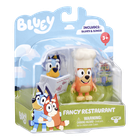 Bluey, Restaurant de lux, set cu figurine, 2 buc.