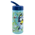 Bluey, sticla de apa cu pai Playground, 420 ml