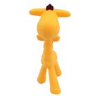 Bocioland, Girafa, jucarie de dentitie din silicon cu proeminente, galben-maro
