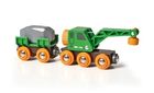 Brio World, Vagon cu macara, jucarie din lemn