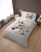 Cal, set lenjerie de pat single, 160-200 cm