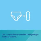 Canpol babies, chiloti postnatali respirabili cu absorbant, 2 in 1, marime L/XL, 5 buc.