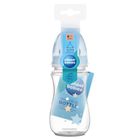 Canpol babies, EasyStart, Newborn baby, biberon cu gatul larg, 240 ml, albastru, 3m+