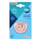 Canpol babies, Exotic Animals, Panda, suzeta din silicon, simetrica, 18m+