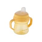 Canpol babies, FirstCup, canita anti-varsare cu duza din silicon, galben, 150 ml