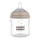 Canpol babies, Natural Shape, biberon cu tetina doua zone, 150 ml