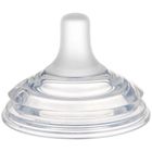 Canpol babies, Natural Shape, tetina doua zone anti-colic, 3 luni+, 2 buc.