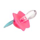 Canpol babies, Neon Love, suzeta din silicon, simetrica, 6-18m, 2 buc., roz