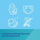 Canpol babies, set: tampoane sanitare multifunctionale, 90-60 cm, 2 buc. + servetele umede, 60 buc.