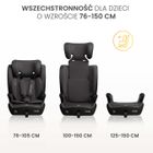 Caretero, Cosy i-Size, scaun auto, gri, 76-150 cm
