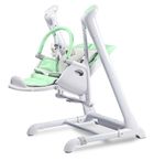 Caretero, Indigo, scaun inalt si leagan 2in1, menta verde