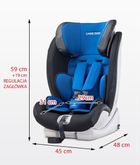 Caretero, Volante Fix, scaun auto, 9-36 kg, granit