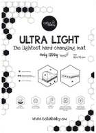 Ceba Baby, Ultra Light, Clown Bunny, saltea de infasat rigida, 50-70 cm