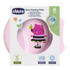 Chicco, farfurie, roz, 6 luni+