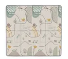 Chicco, Magic Forest, covoras din spuma, pliabila, 200-150-1,5 cm, bej