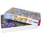 Clementoni, Super Color, Paw Patrol, puzzle 10in1, 330 piese