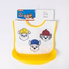 Cool Club, Baveta cu buzunar pentru copii, galben, imprimeu Paw Patrol