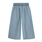 Cool Club, Blugi pentru fete, tip culotte, albastru deschis denim