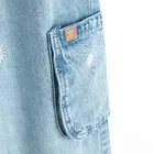 Cool Club, Blugi pentru fete, wide leg, albastru