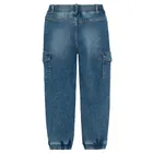 Cool Club, Blugi reglabili pentru baieti, croiala jogger, albastru